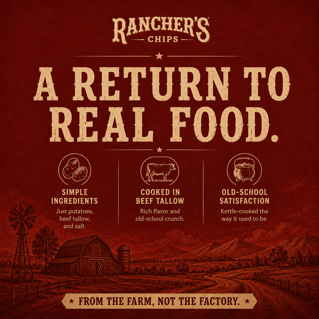 Rancher's Beef Tallow Chips