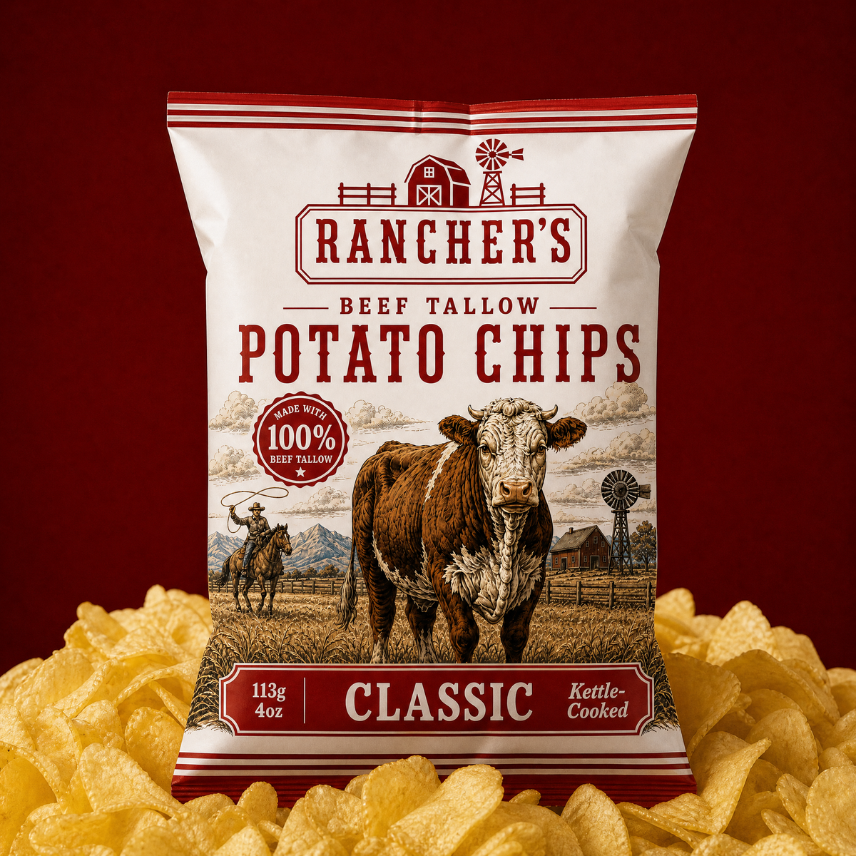 Rancher's Beef Tallow Chips