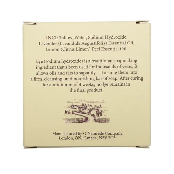 Tallow Soap | Lavender & Lemon